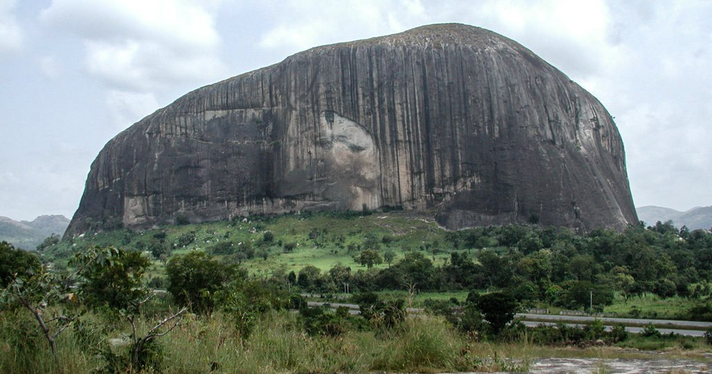 Zuma Rock formation in Nigeria